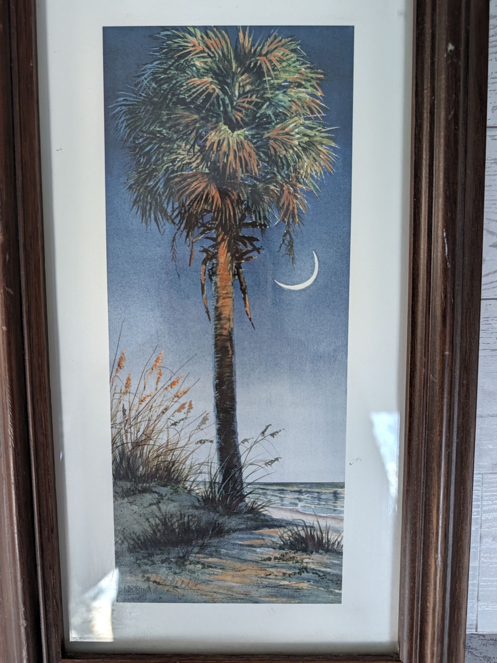 Nancy Ricker Rhett Palmetto Moon Framed Print - Picture 2 of 7